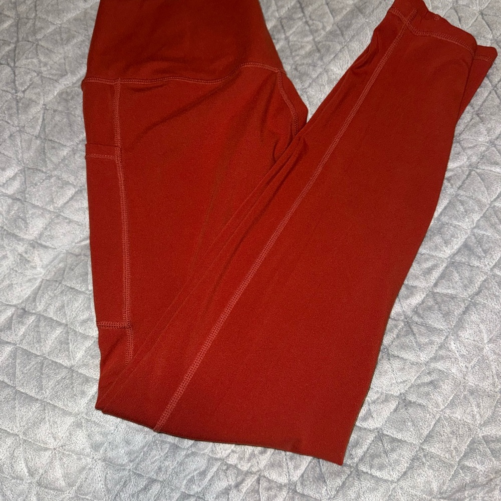 Women's Red Leggings